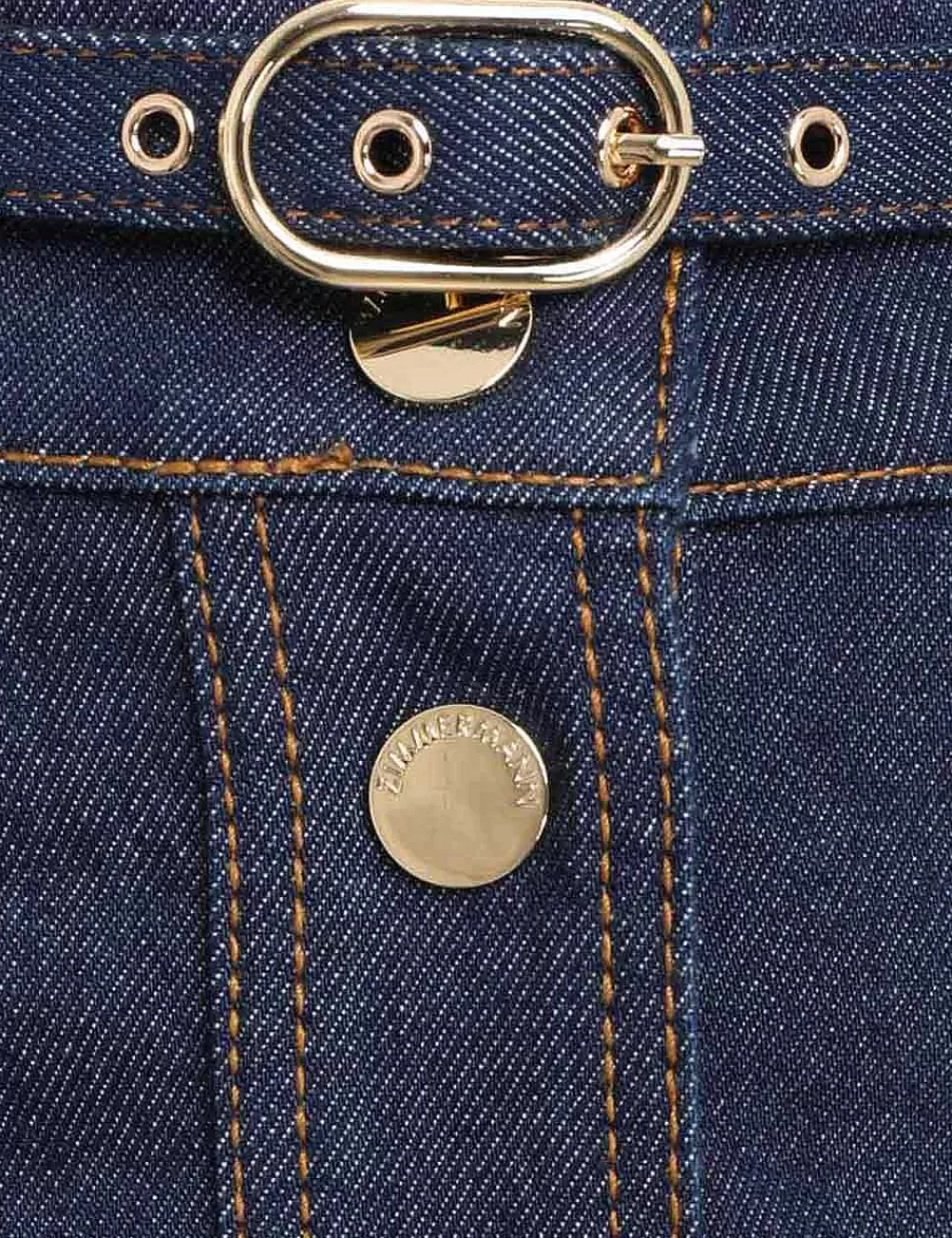 Cheap ZIMMERMANN A Line Denim Skirt