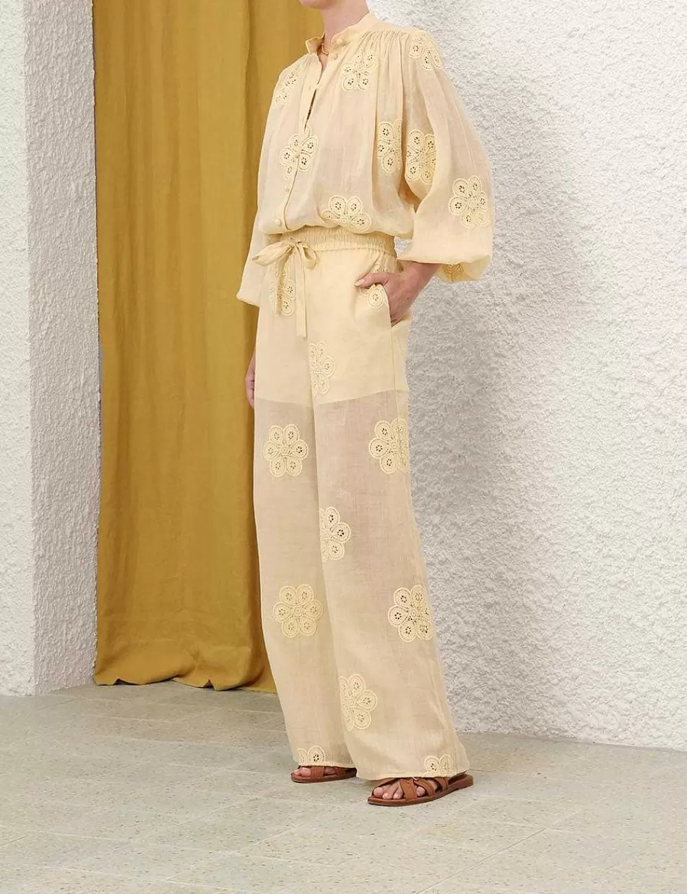 Fashion ZIMMERMANN Acadian Embroidered Blouse