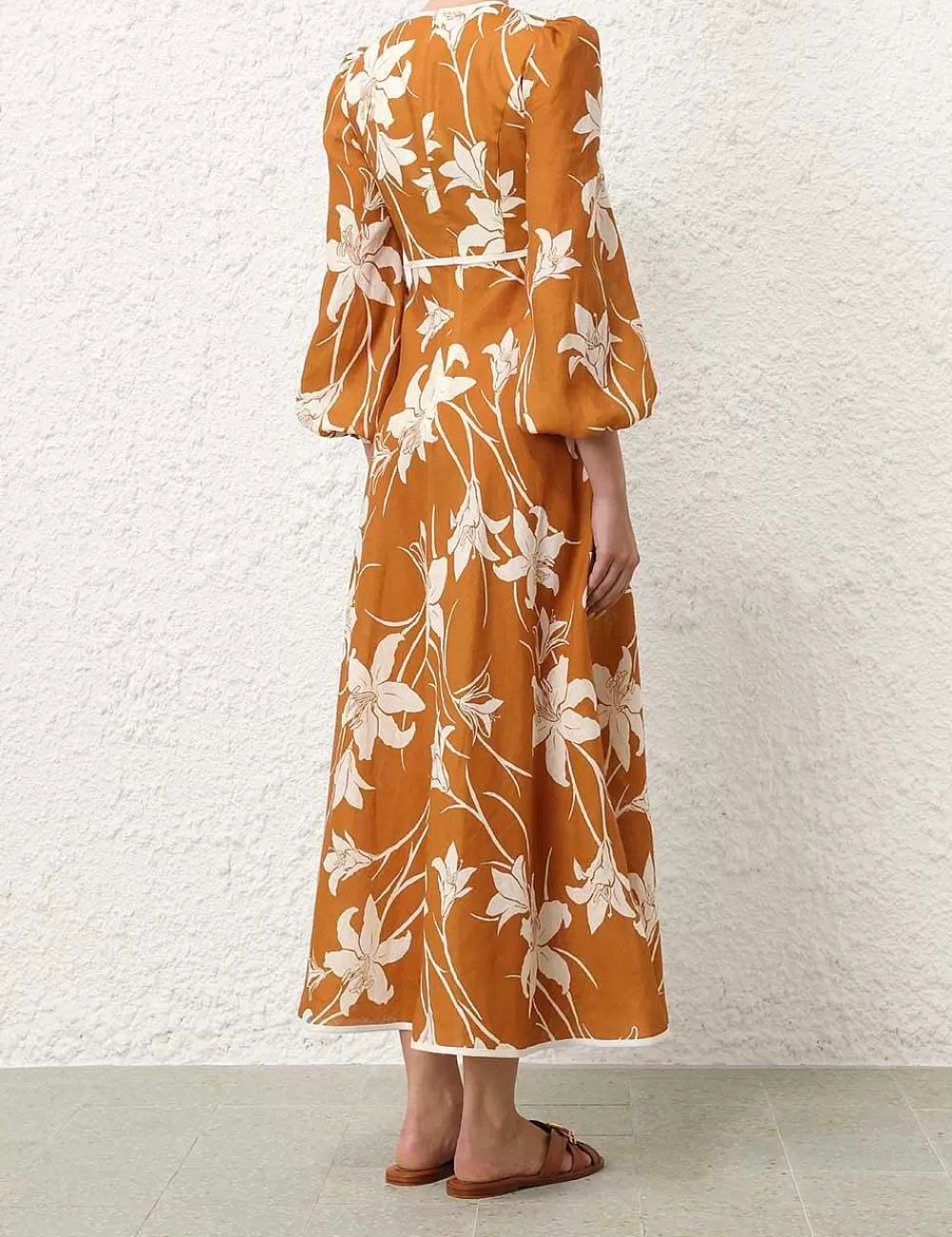 Shop ZIMMERMANN Acadian High Neck Dress