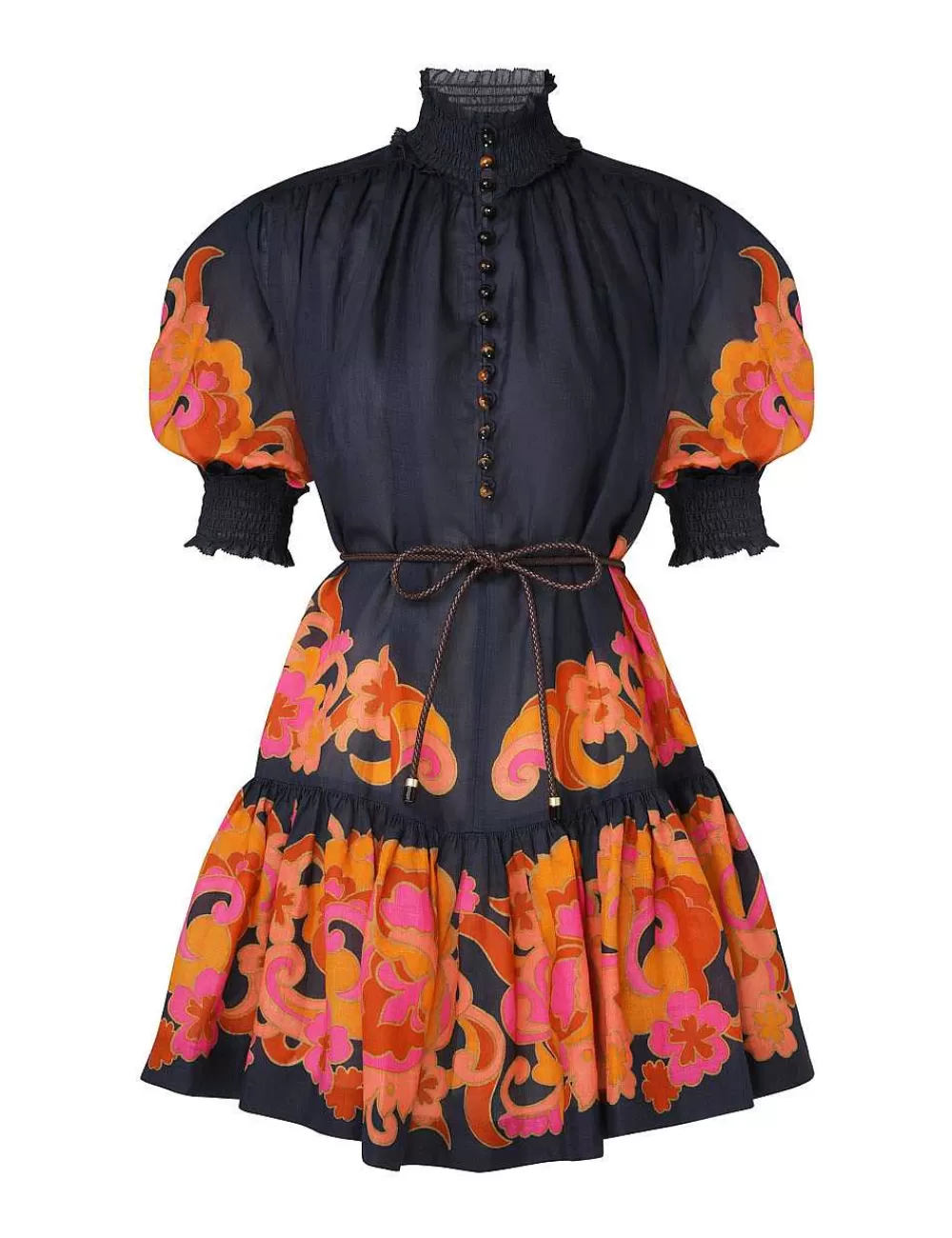 Hot ZIMMERMANN Acadian Lantern Mini Dress