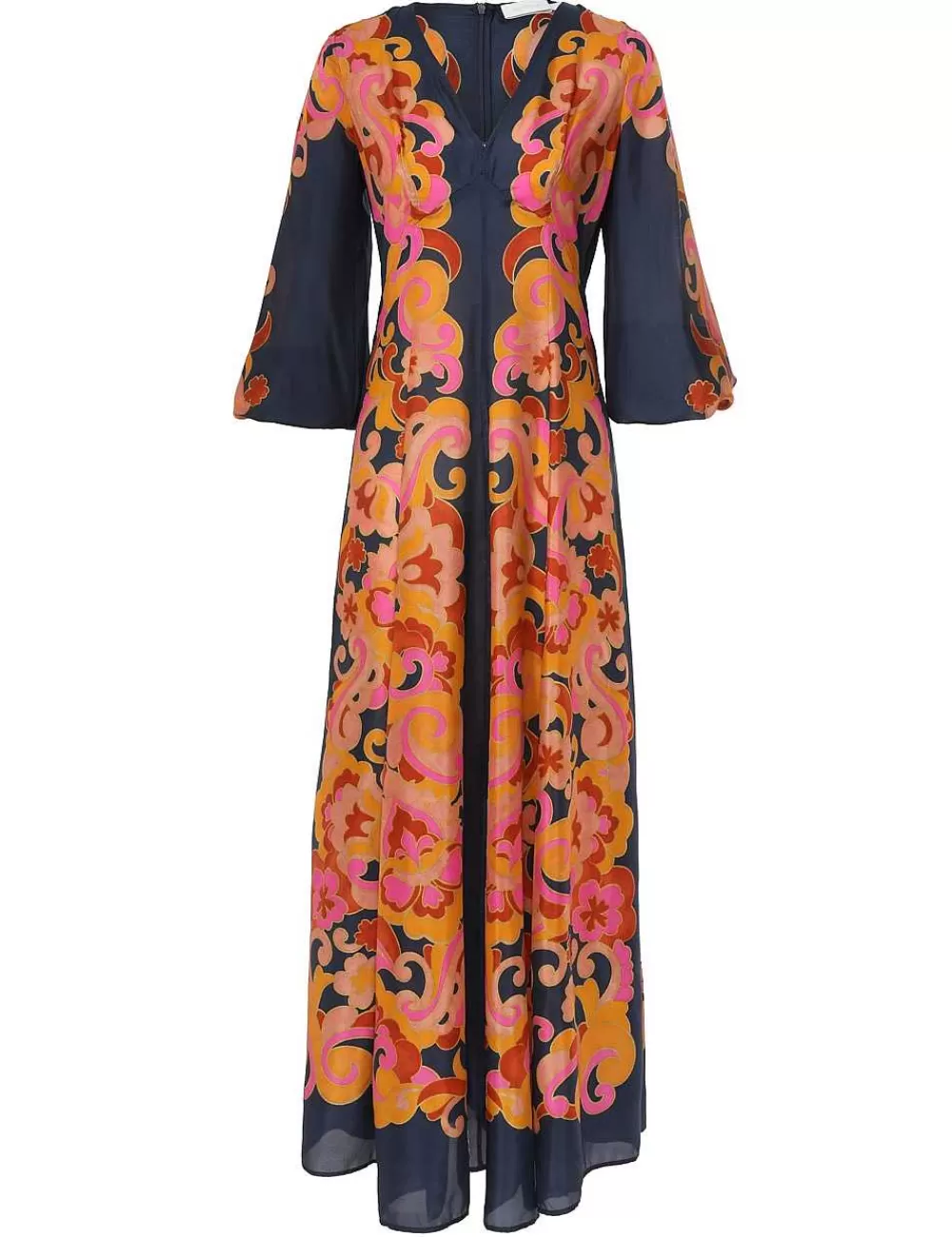 Best Sale ZIMMERMANN Acadian Long Sleeve Maxi Dress