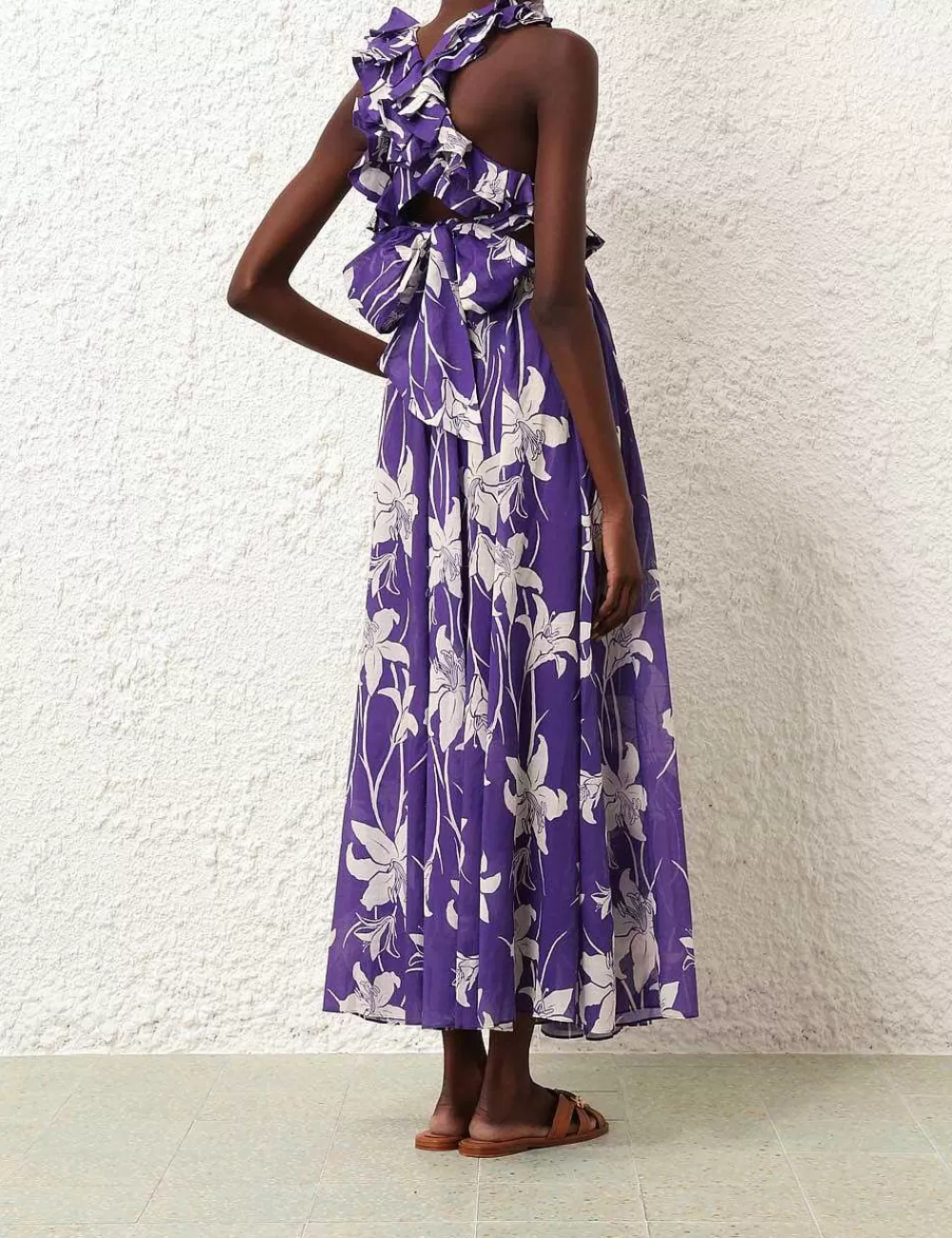 Store ZIMMERMANN Acadian Ruffle Maxi Dress