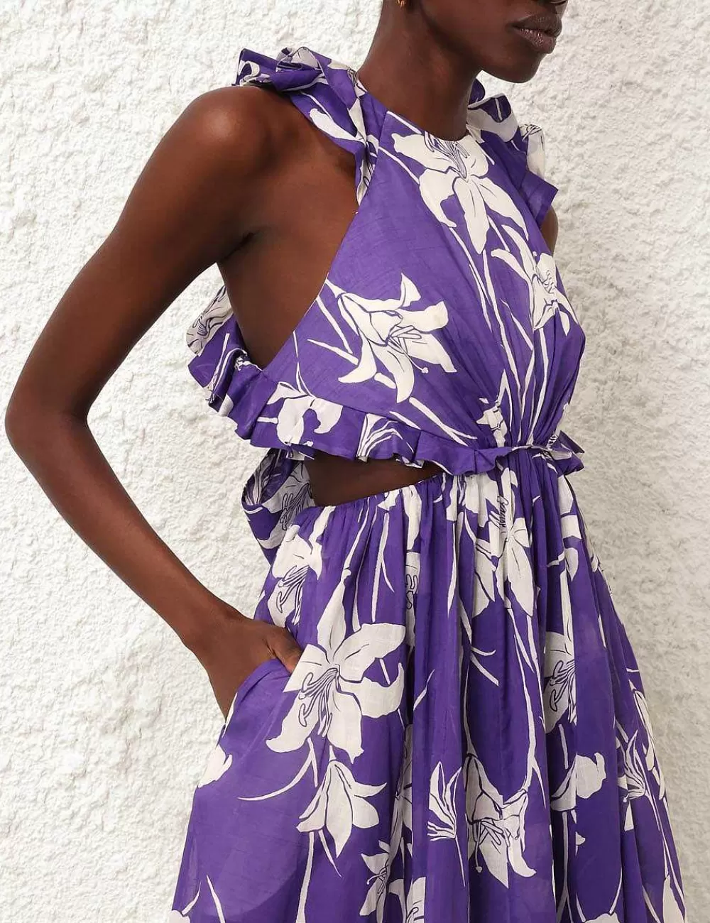 Store ZIMMERMANN Acadian Ruffle Maxi Dress