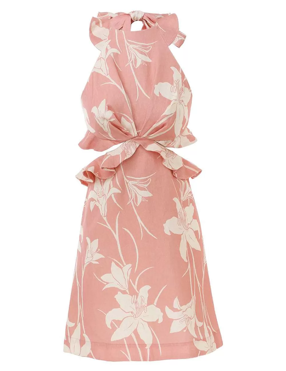 Flash Sale ZIMMERMANN Acadian Tie Back Mini Dress