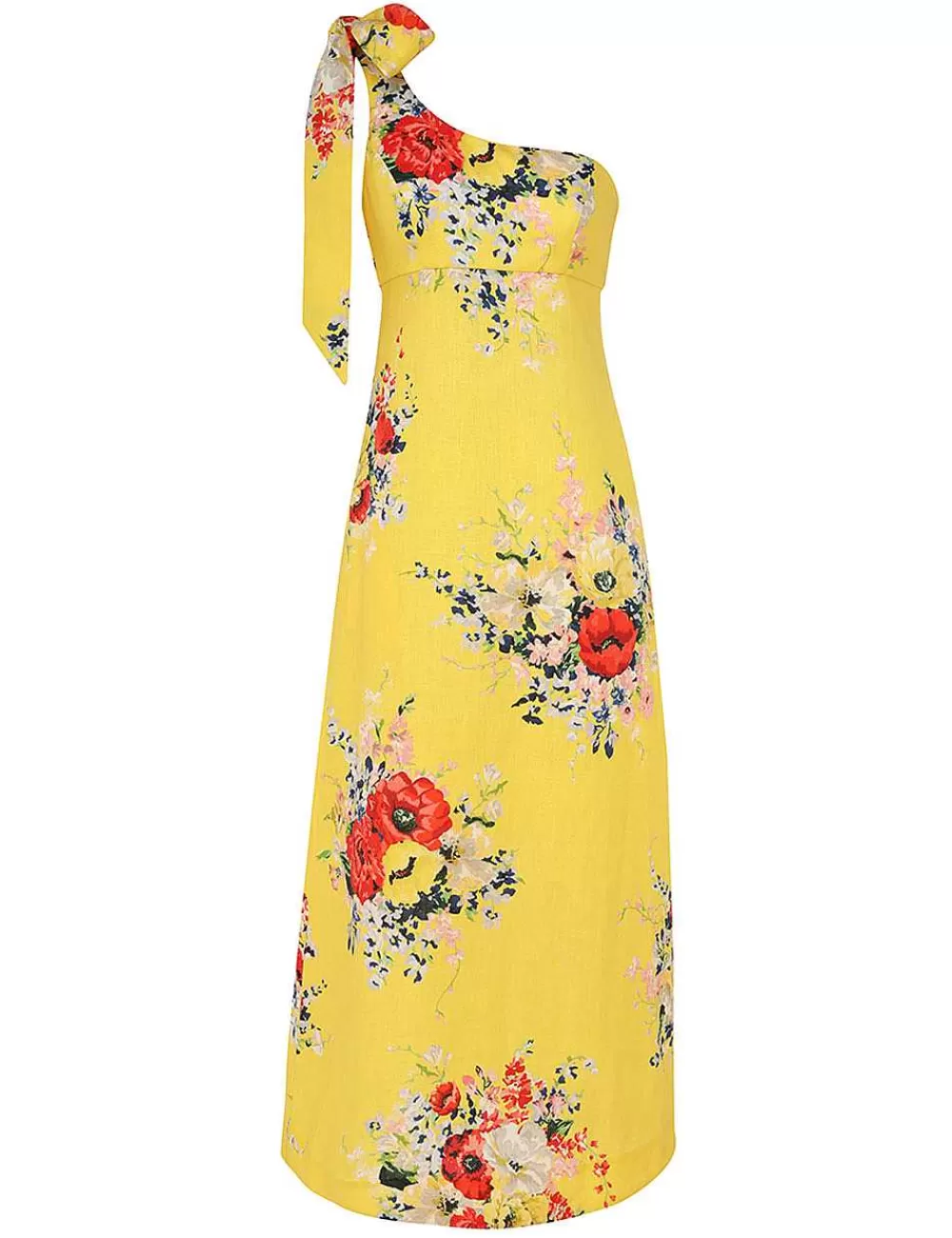 Cheap ZIMMERMANN Alight Asymmetric Midi Dress