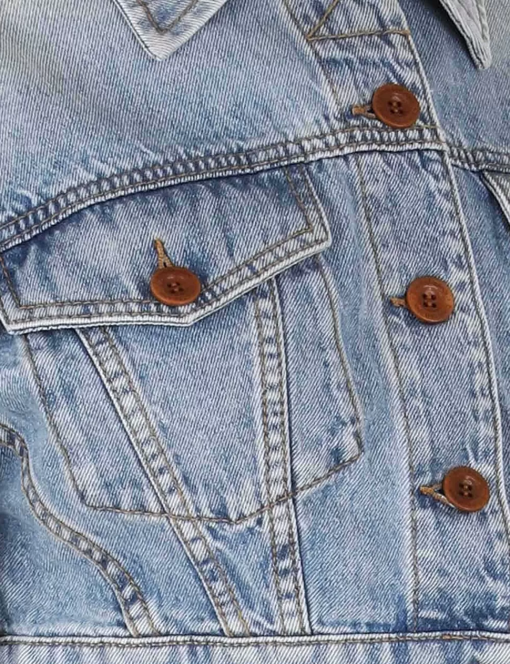 Cheap ZIMMERMANN Alight Cropped Denim Jacket