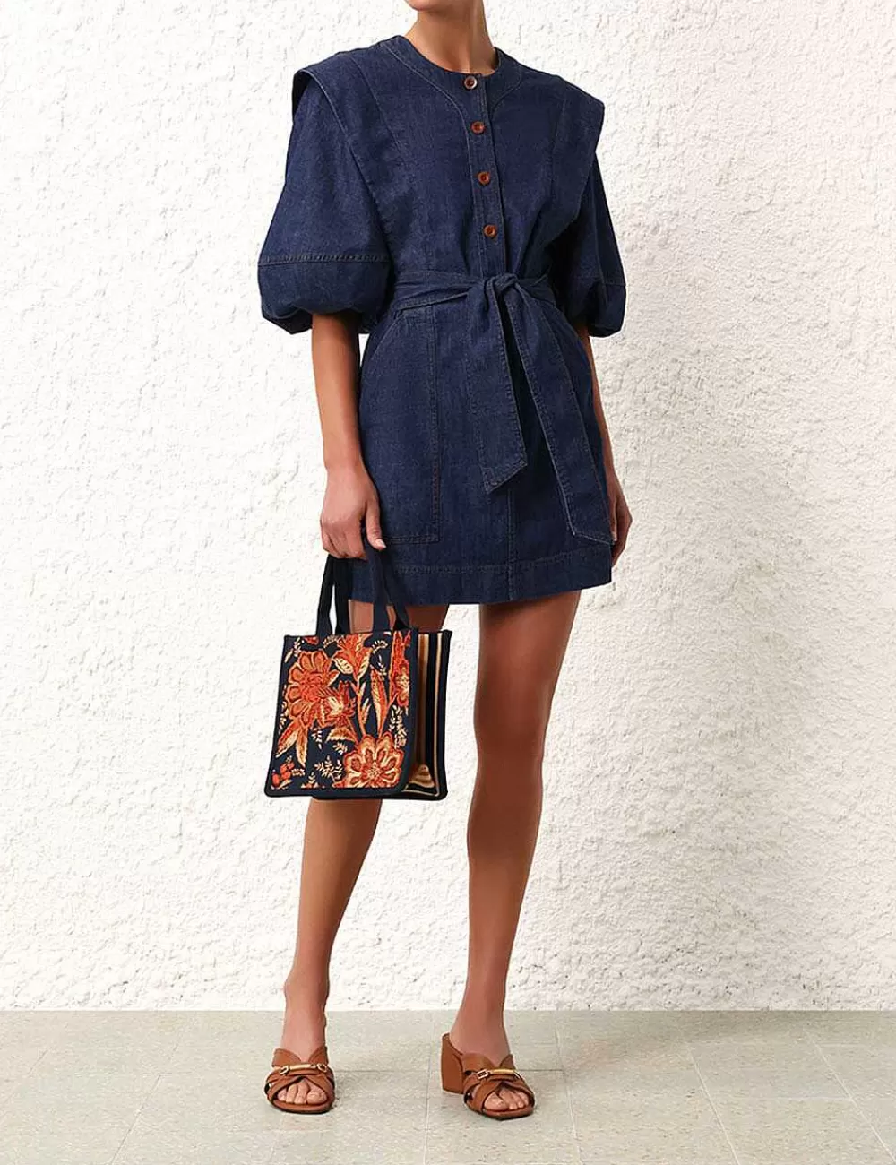 Cheap ZIMMERMANN Alight Denim Dress