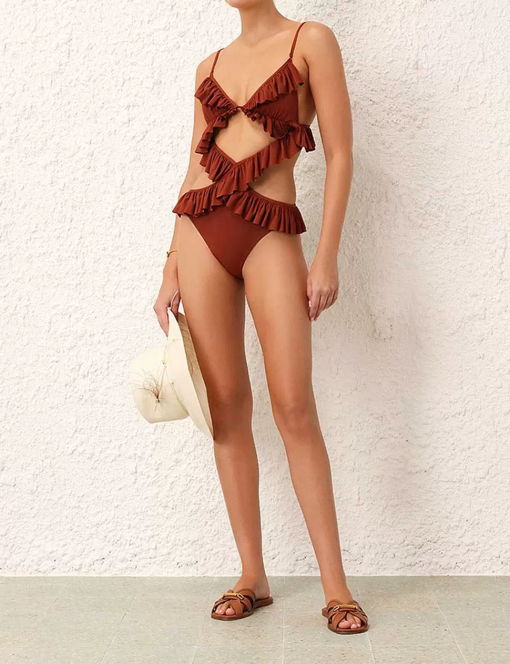 Sale ZIMMERMANN Alight Gather Frill 1Pc