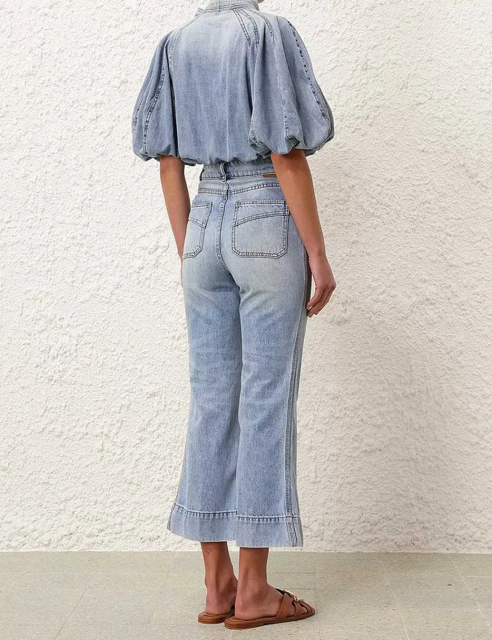 Clearance ZIMMERMANN Alight Lantern Sleeve Shirt