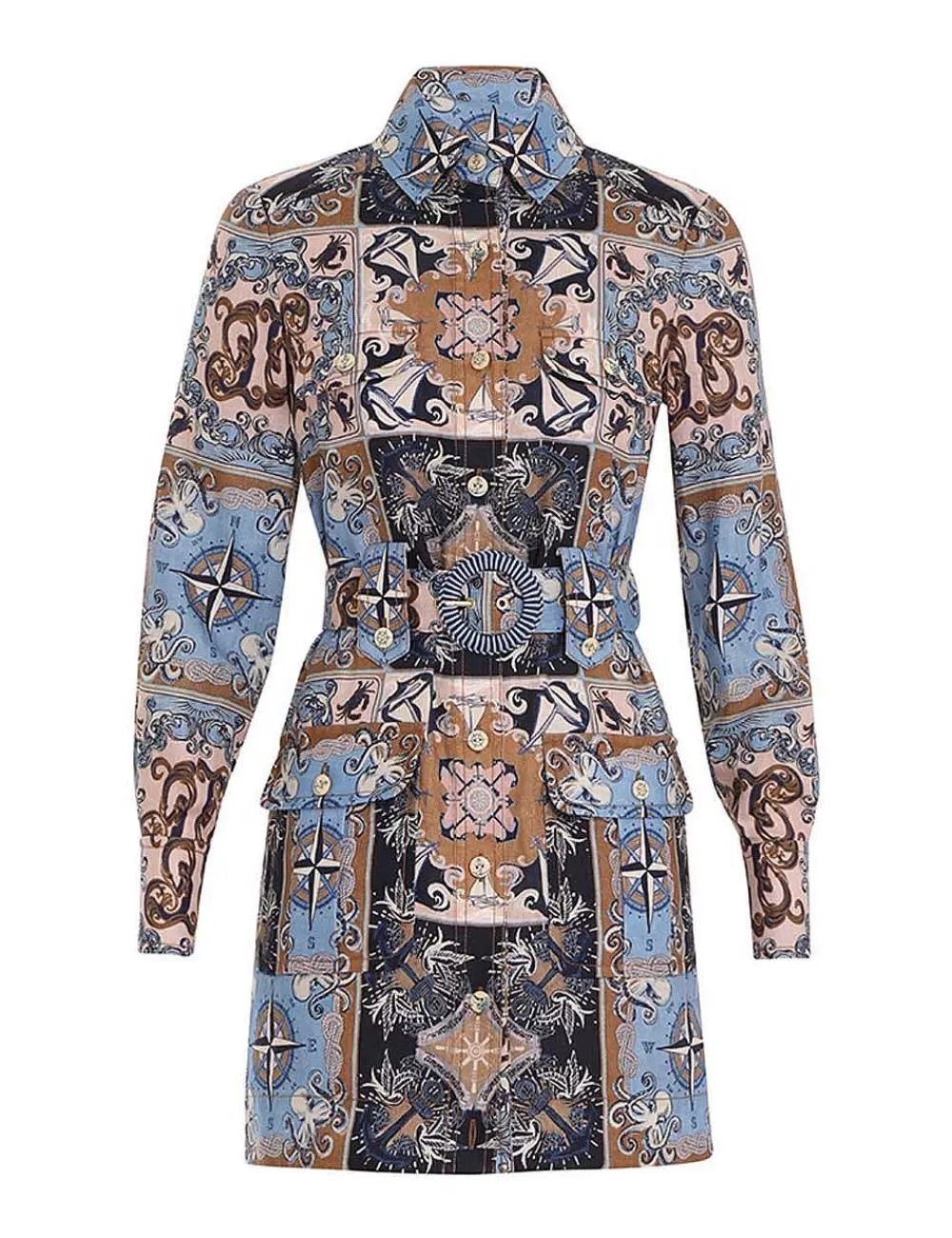 Clearance ZIMMERMANN Alight Mini Utility Dress