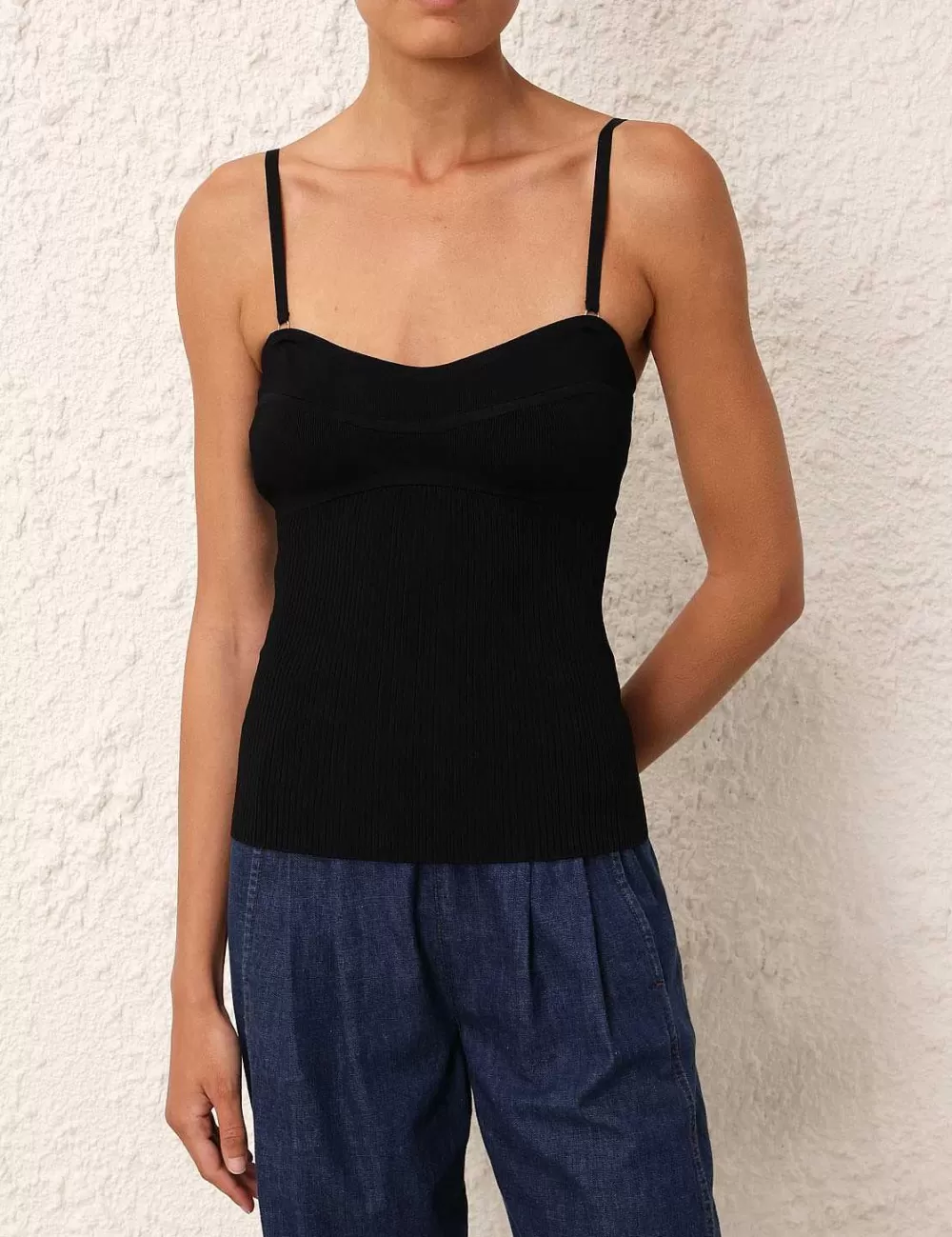 Flash Sale ZIMMERMANN Alight Panelled Rib Tank