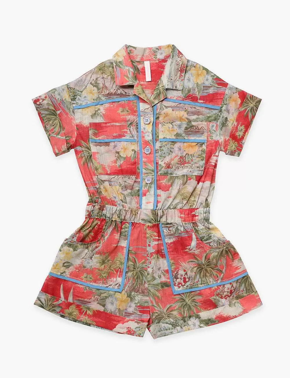 Discount ZIMMERMANN Alight Pocket Detail Playsuit