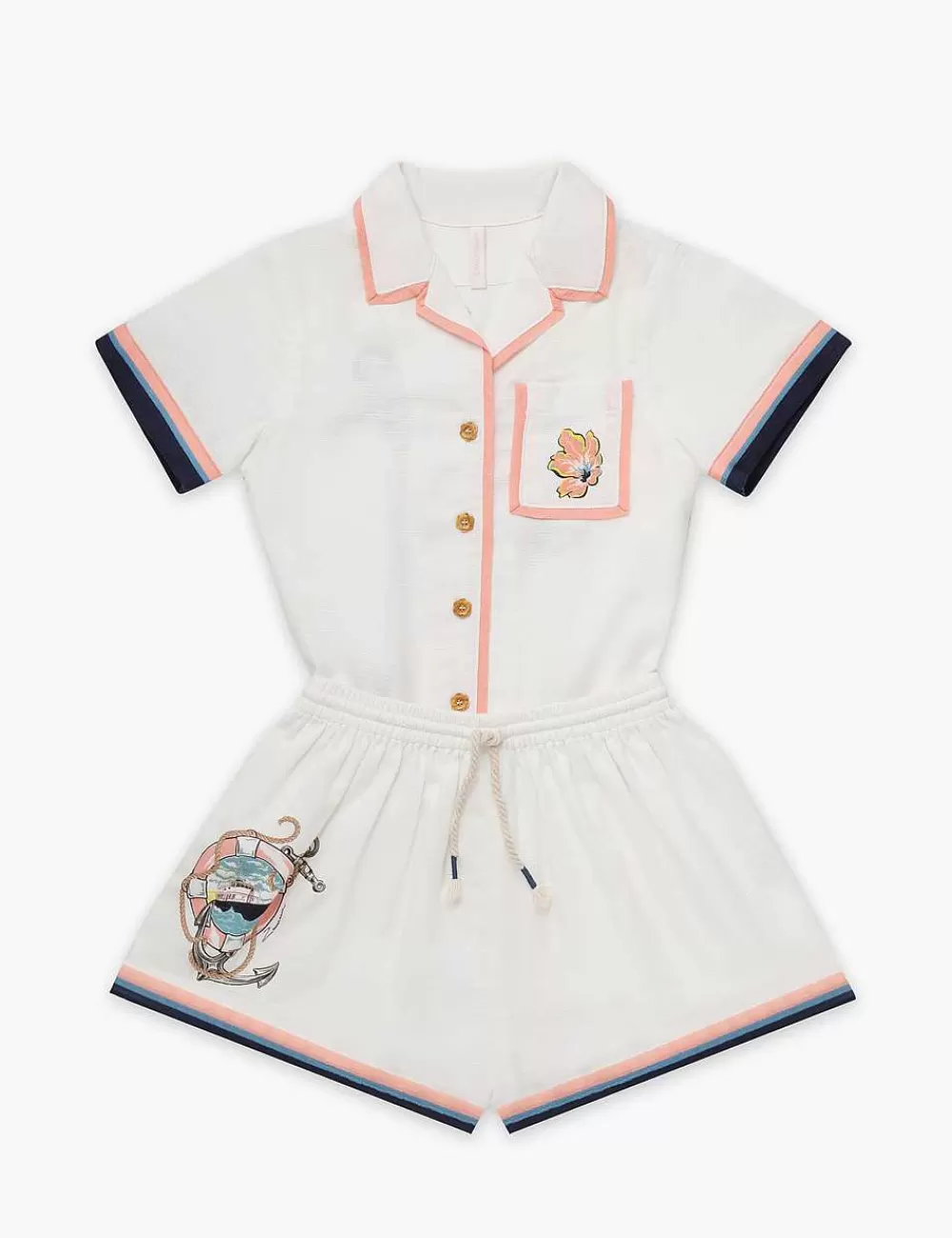 Shop ZIMMERMANN Alight Relaxed Short
