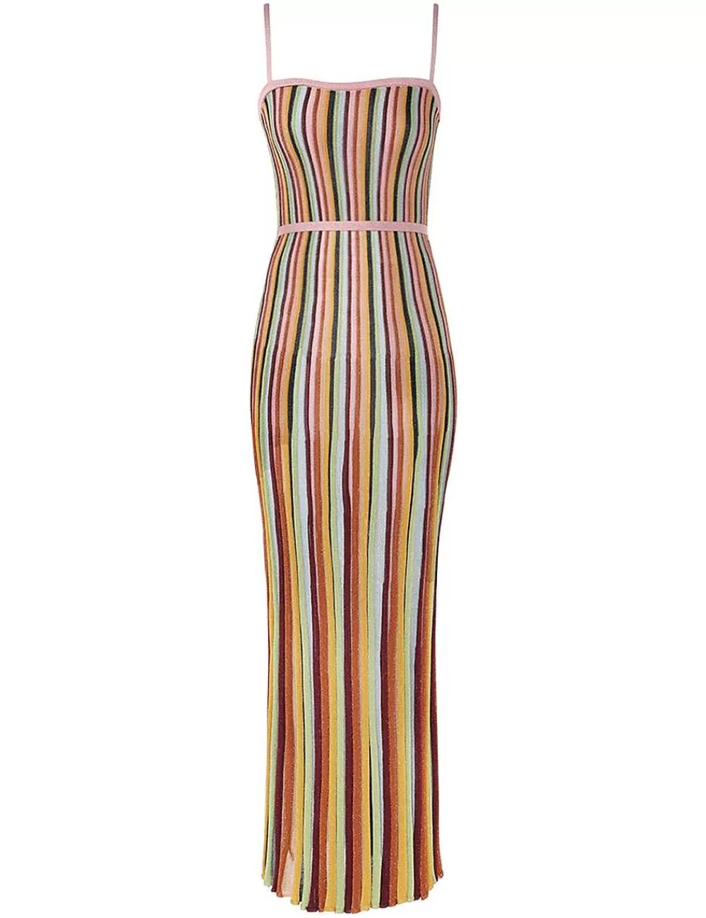 Cheap ZIMMERMANN Alight Stripe Midi Dress