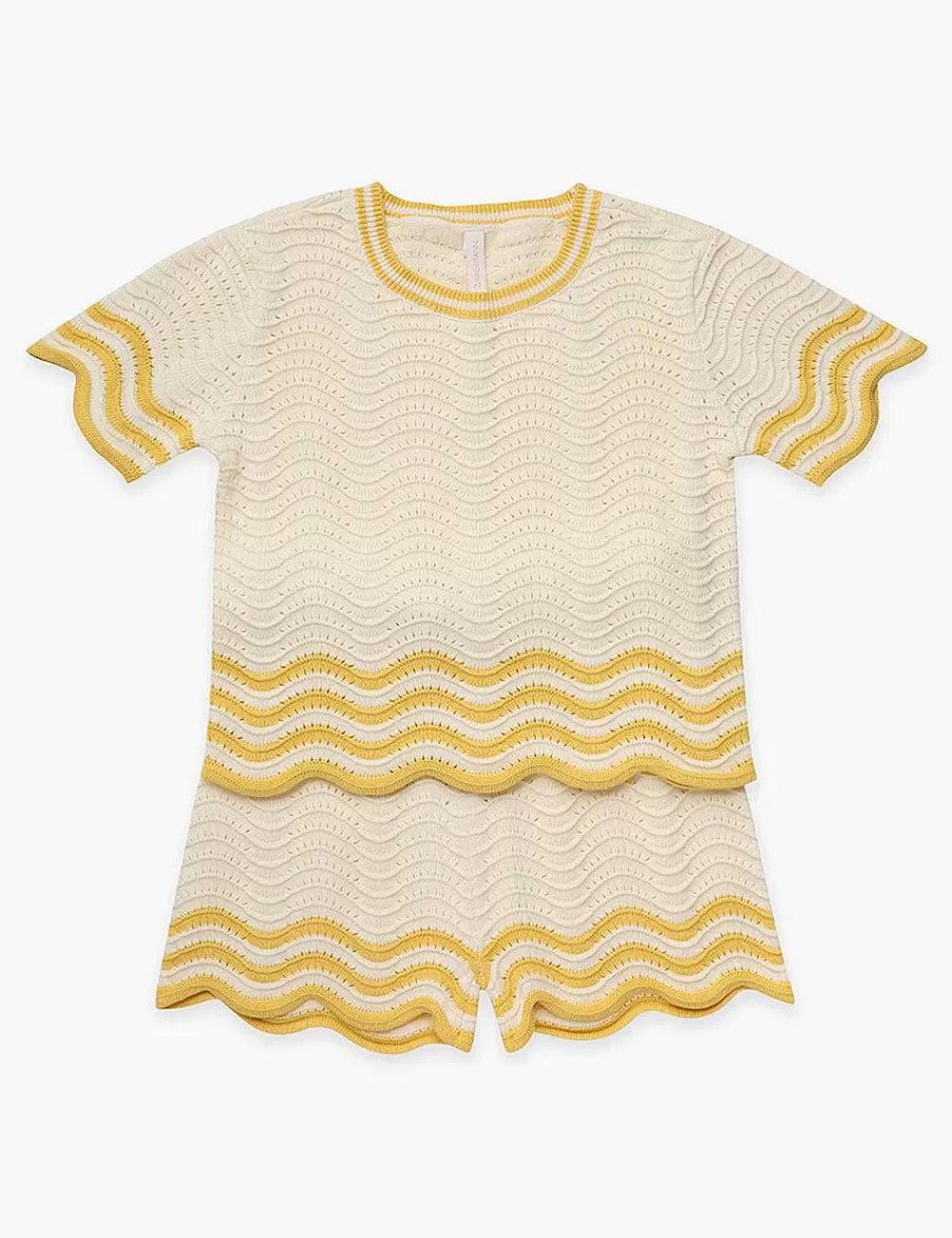 Hot ZIMMERMANN Alight Textured Knit Tee