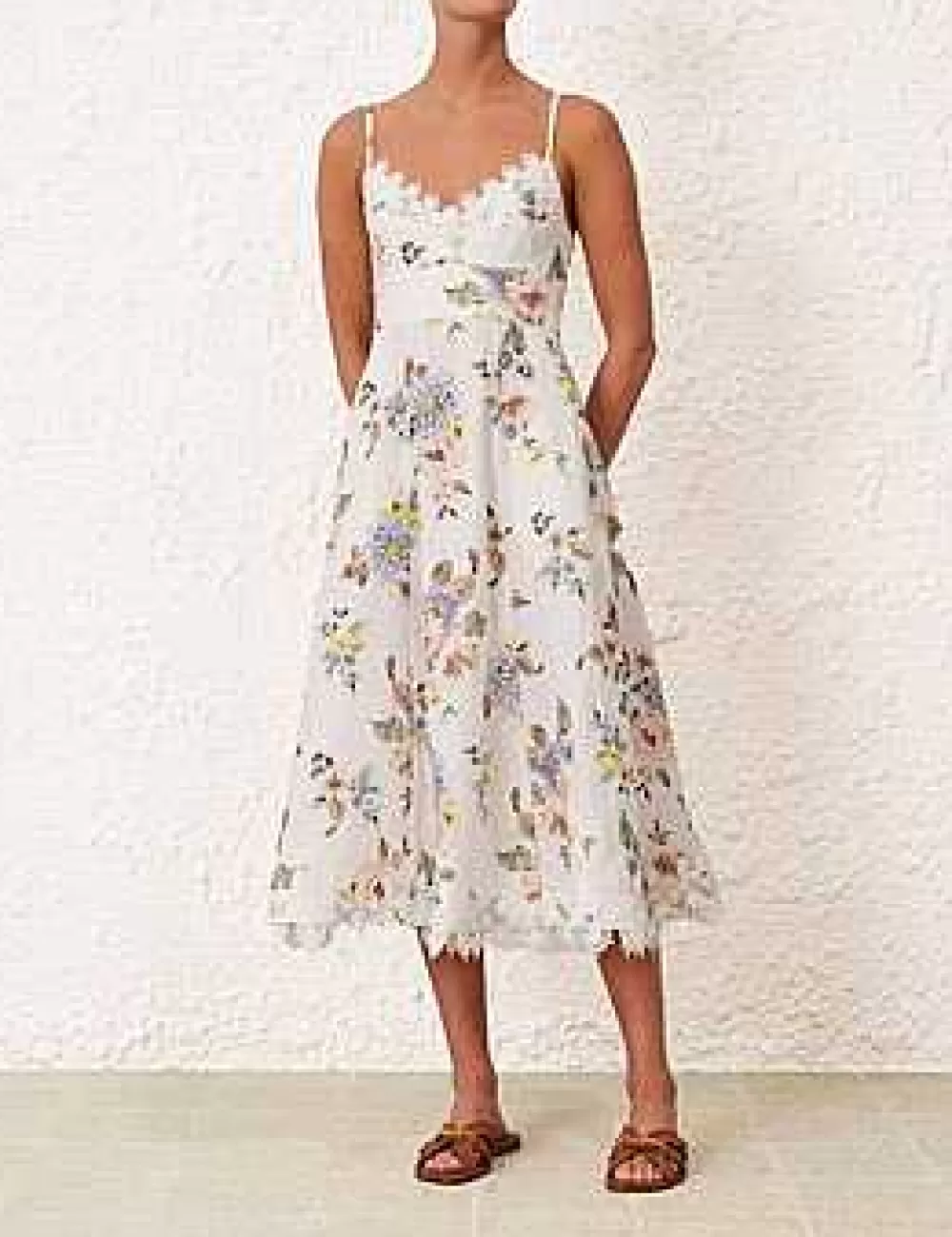 Best ZIMMERMANN Applique Picnic Dress