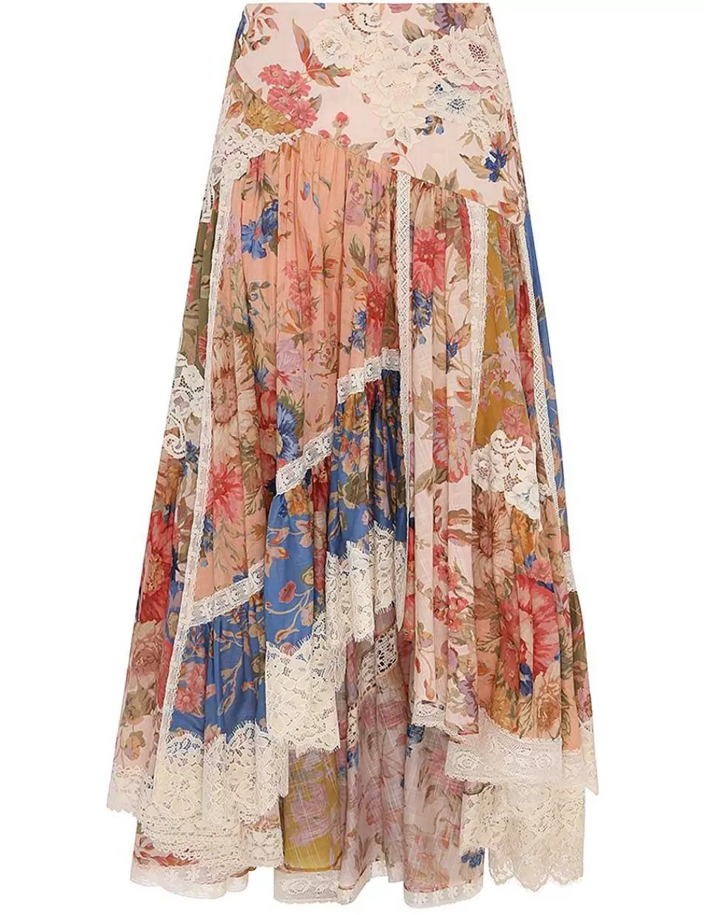 Discount ZIMMERMANN August Asymmetric Skirt