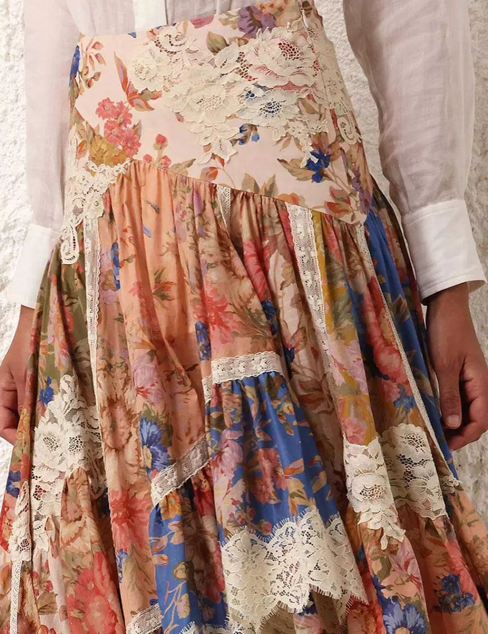 Online ZIMMERMANN August Asymmetric Skirt
