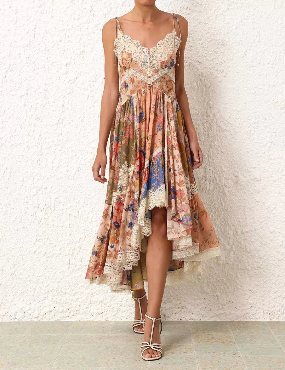 Discount ZIMMERMANN August Asymmetric Slip Dress