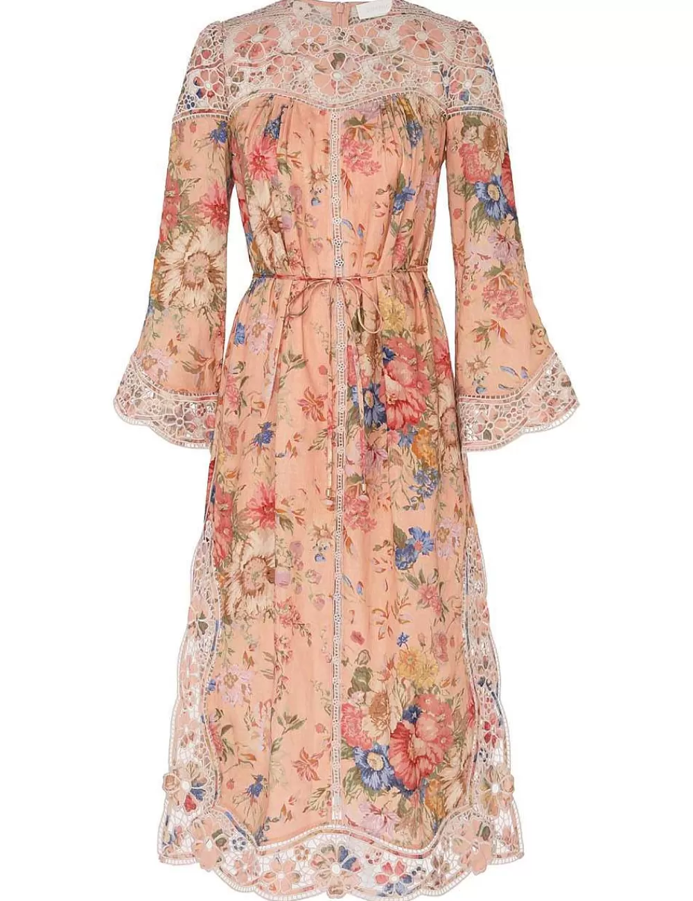 Fashion ZIMMERMANN August Broderie Midi Dress