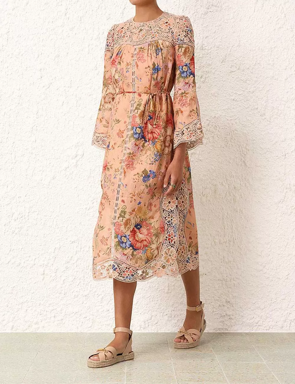 Fashion ZIMMERMANN August Broderie Midi Dress