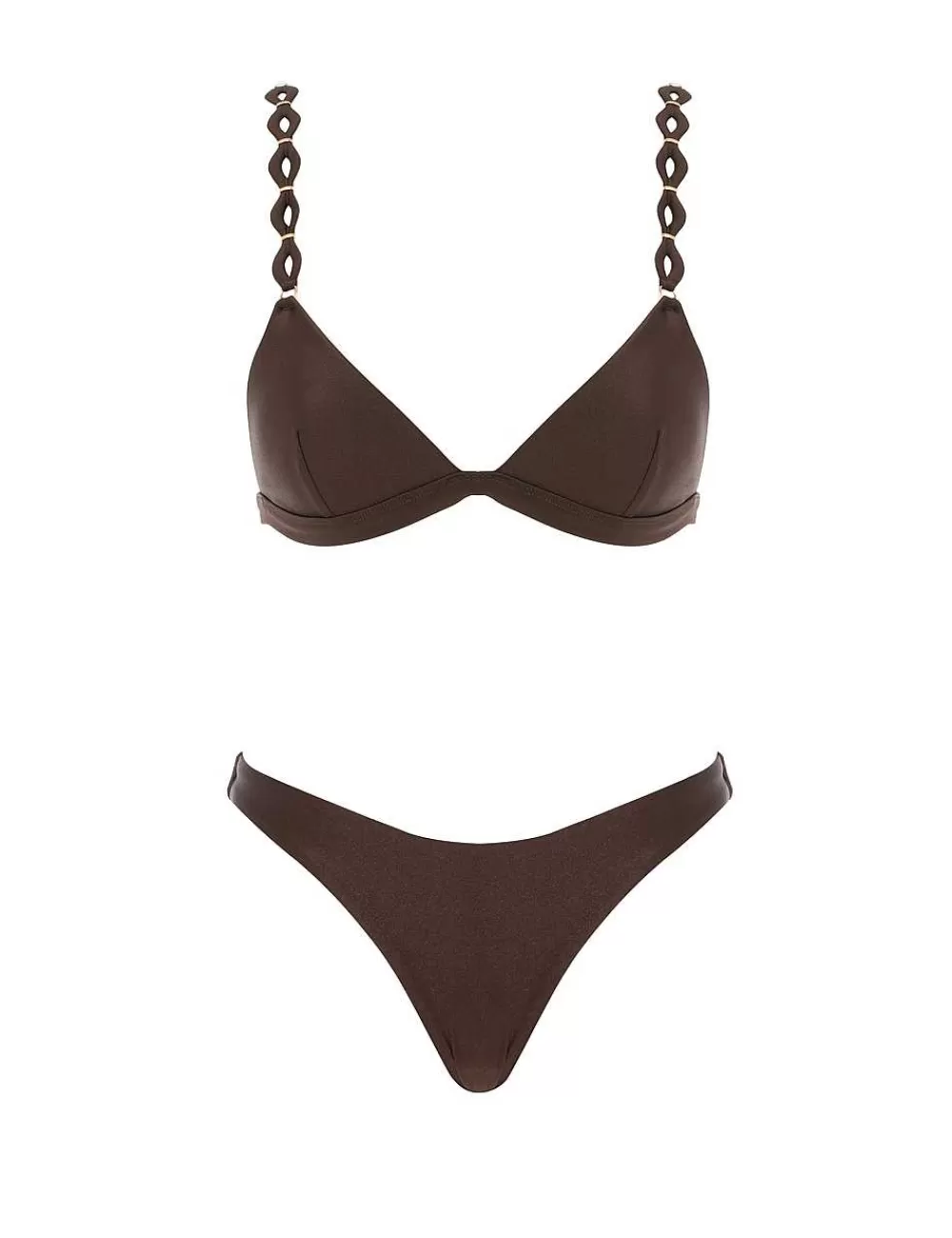 Online ZIMMERMANN August Diamond Trim Tri Bikini