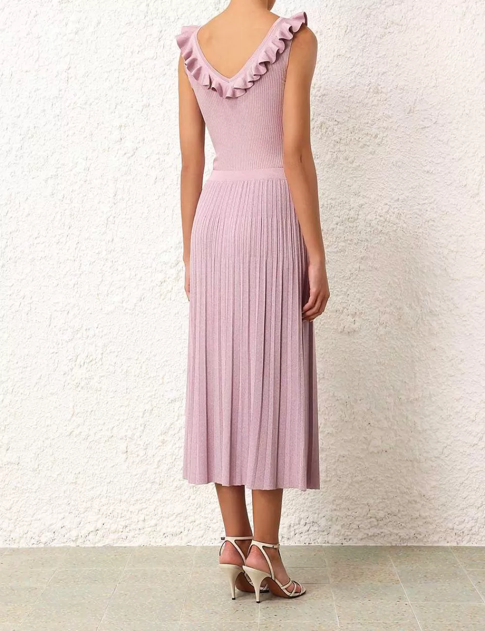 Fashion ZIMMERMANN August Frill V-Neck Top