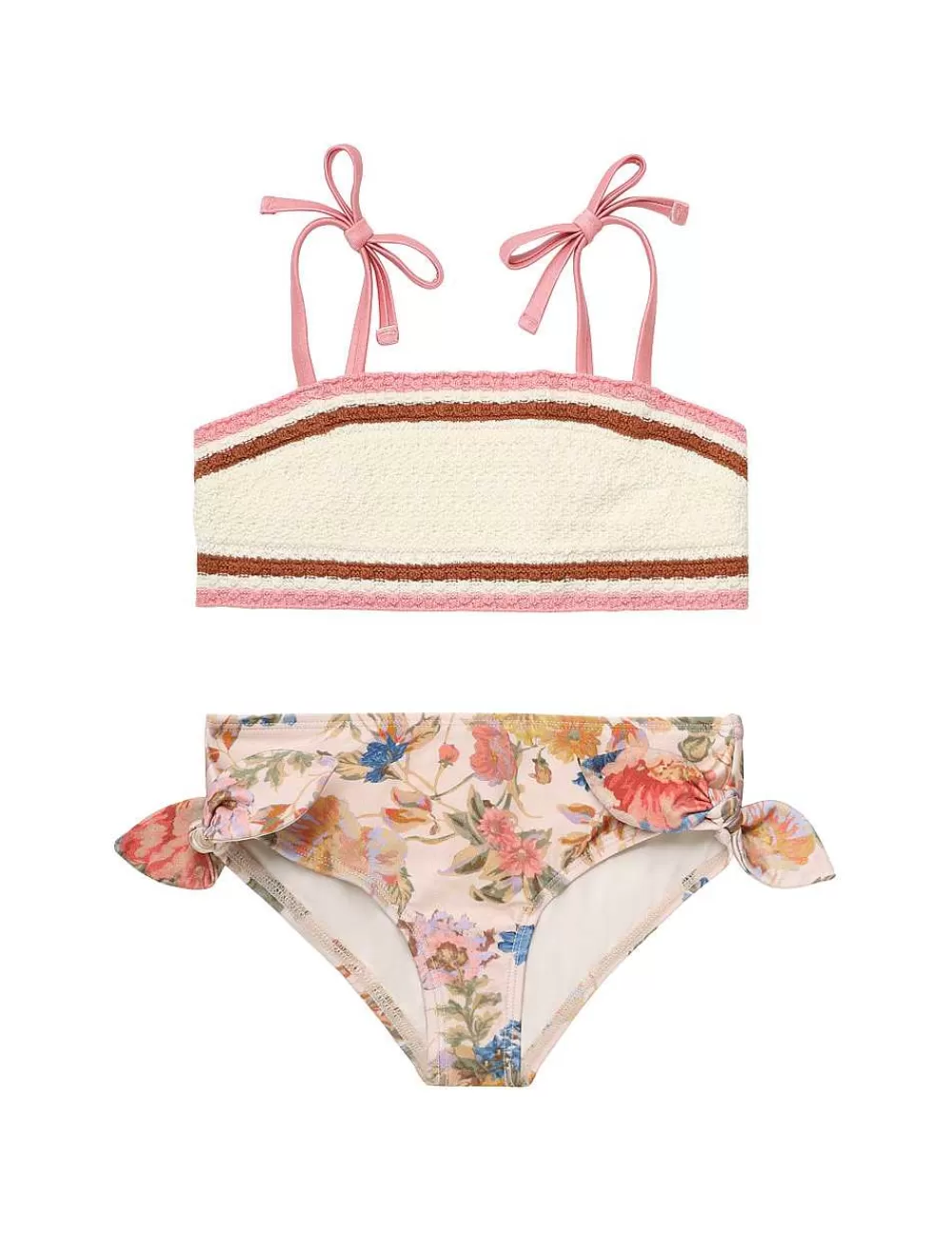 New ZIMMERMANN August Knit Bandeau Bikini