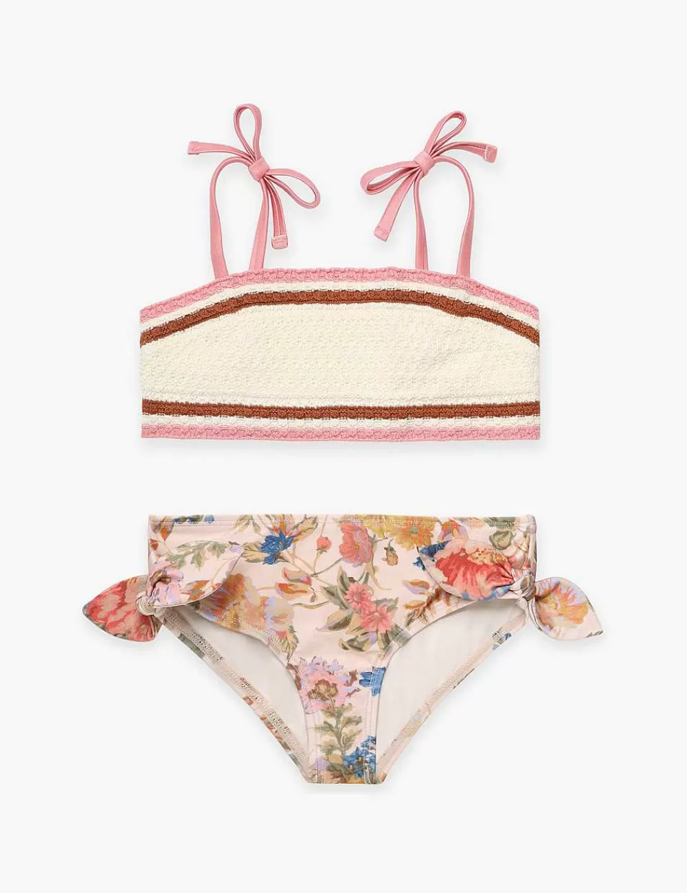 New ZIMMERMANN August Knit Bandeau Bikini