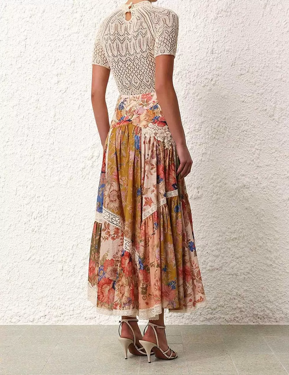 Best Sale ZIMMERMANN August Lace Knit Tee