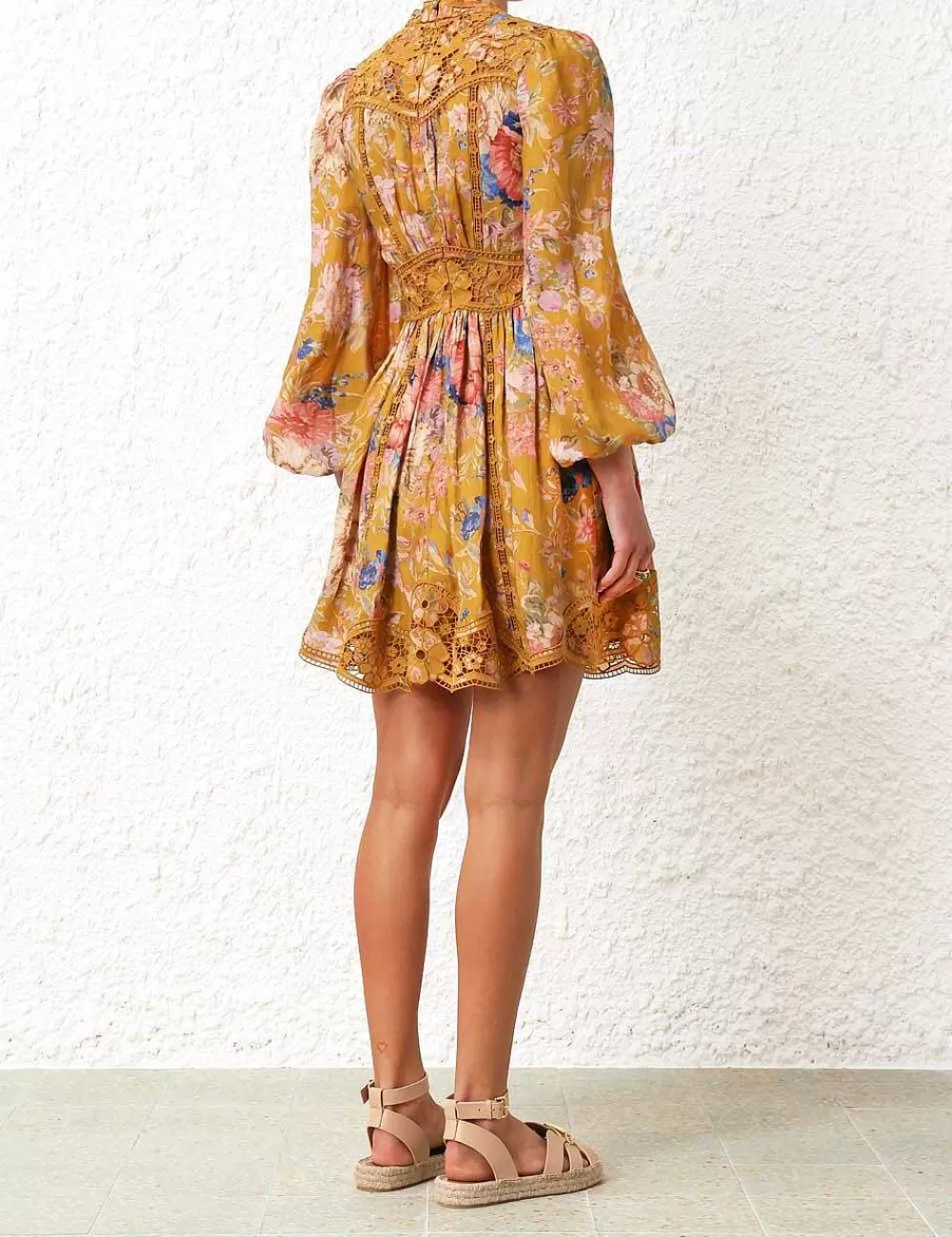 Best Sale ZIMMERMANN August Plunge Mini Dress