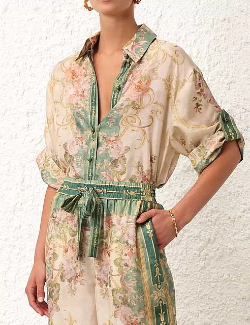 Clearance ZIMMERMANN August Short Sleeve Shirt