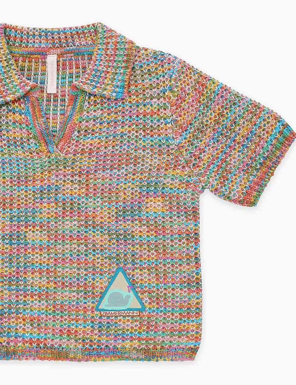 Discount ZIMMERMANN August Textured Knit Polo