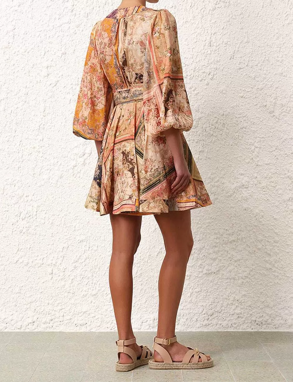 Fashion ZIMMERMANN August Wrap Mini Dress