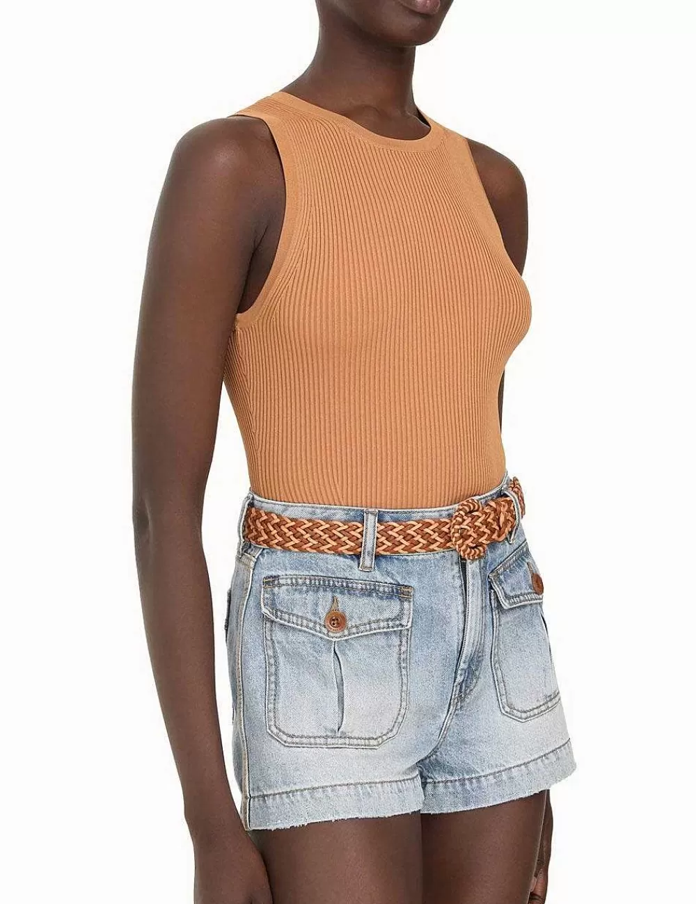 Shop ZIMMERMANN Braided Leather Jean Belt