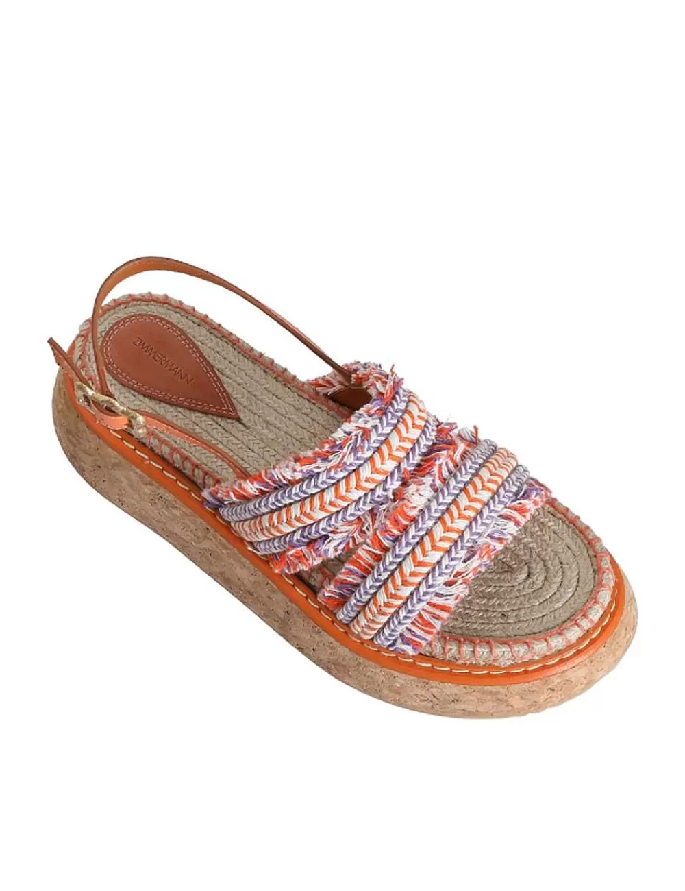 Fashion ZIMMERMANN Braided Strap Flatform