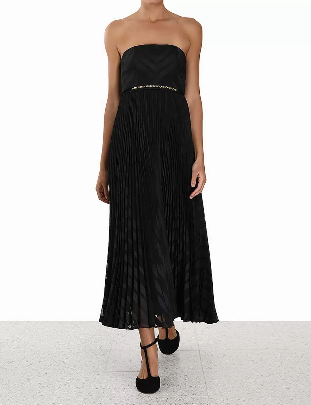 Best ZIMMERMANN Burnout Pleated Dress
