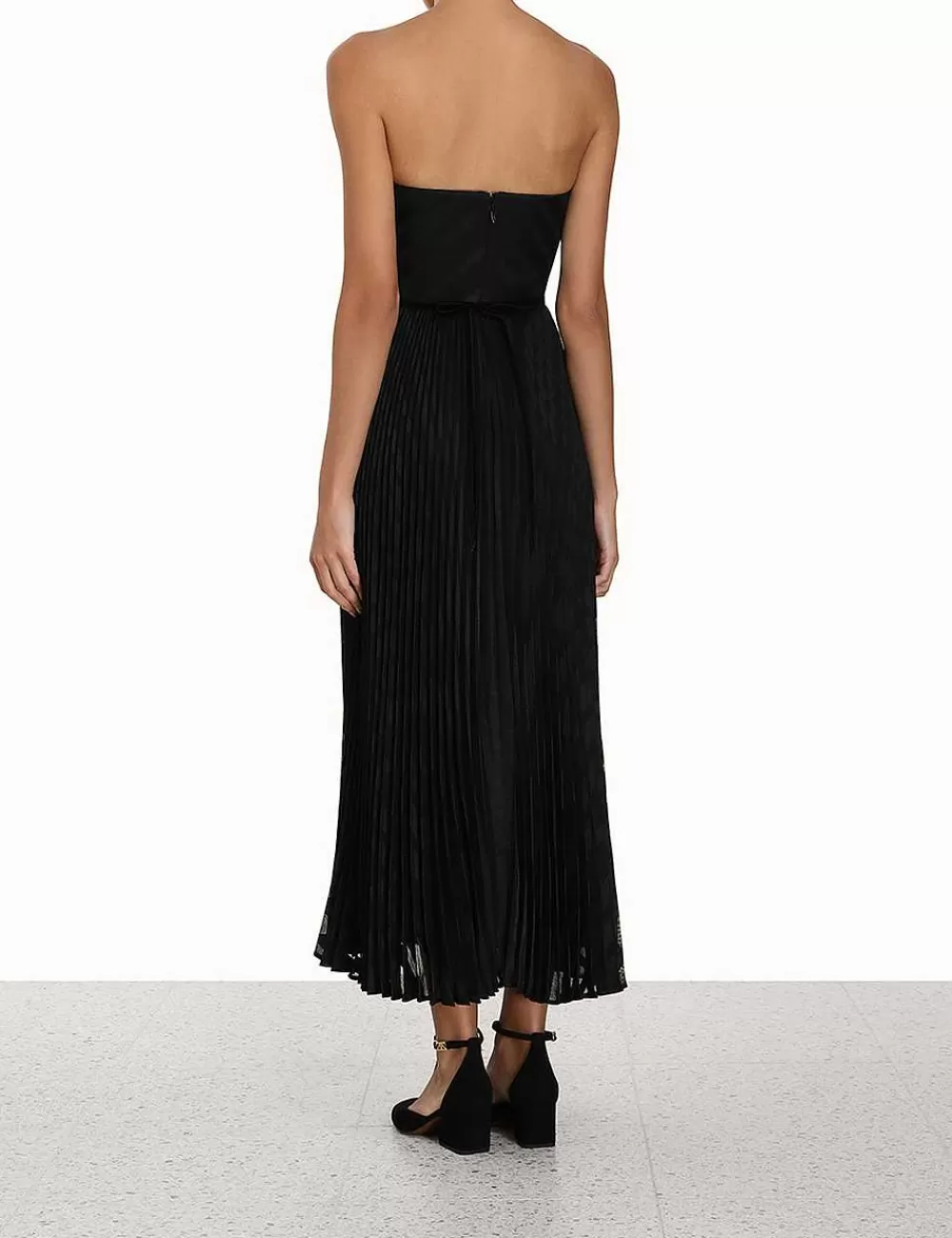 Best ZIMMERMANN Burnout Pleated Dress