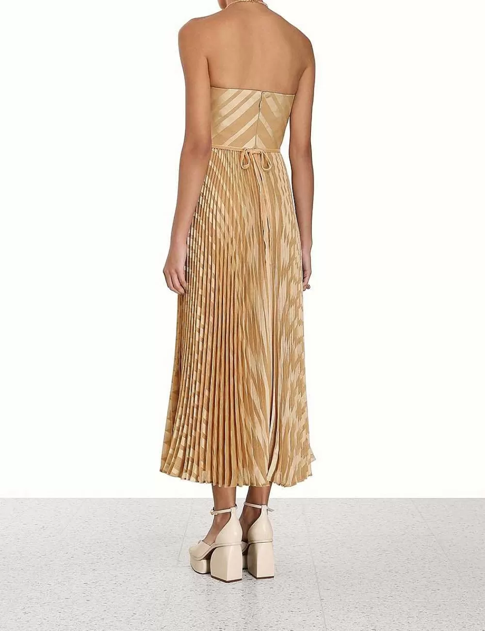 Best ZIMMERMANN Burnout Pleated Dress