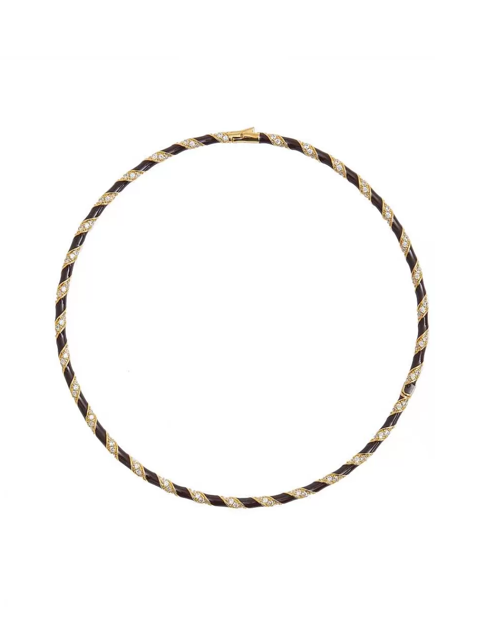 Shop ZIMMERMANN Candy Stripe Pave Choker