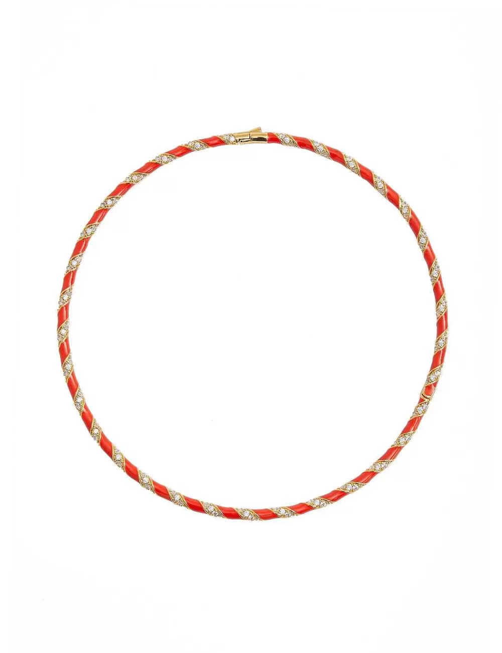 Store ZIMMERMANN Candy Stripe Pave Choker