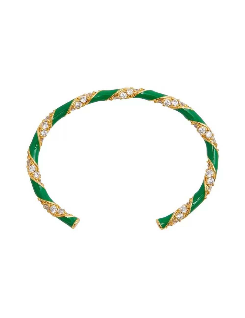 Fashion ZIMMERMANN Candy Stripe Pave Cuff
