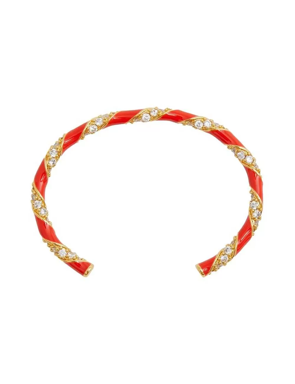 Shop ZIMMERMANN Candy Stripe Pave Cuff
