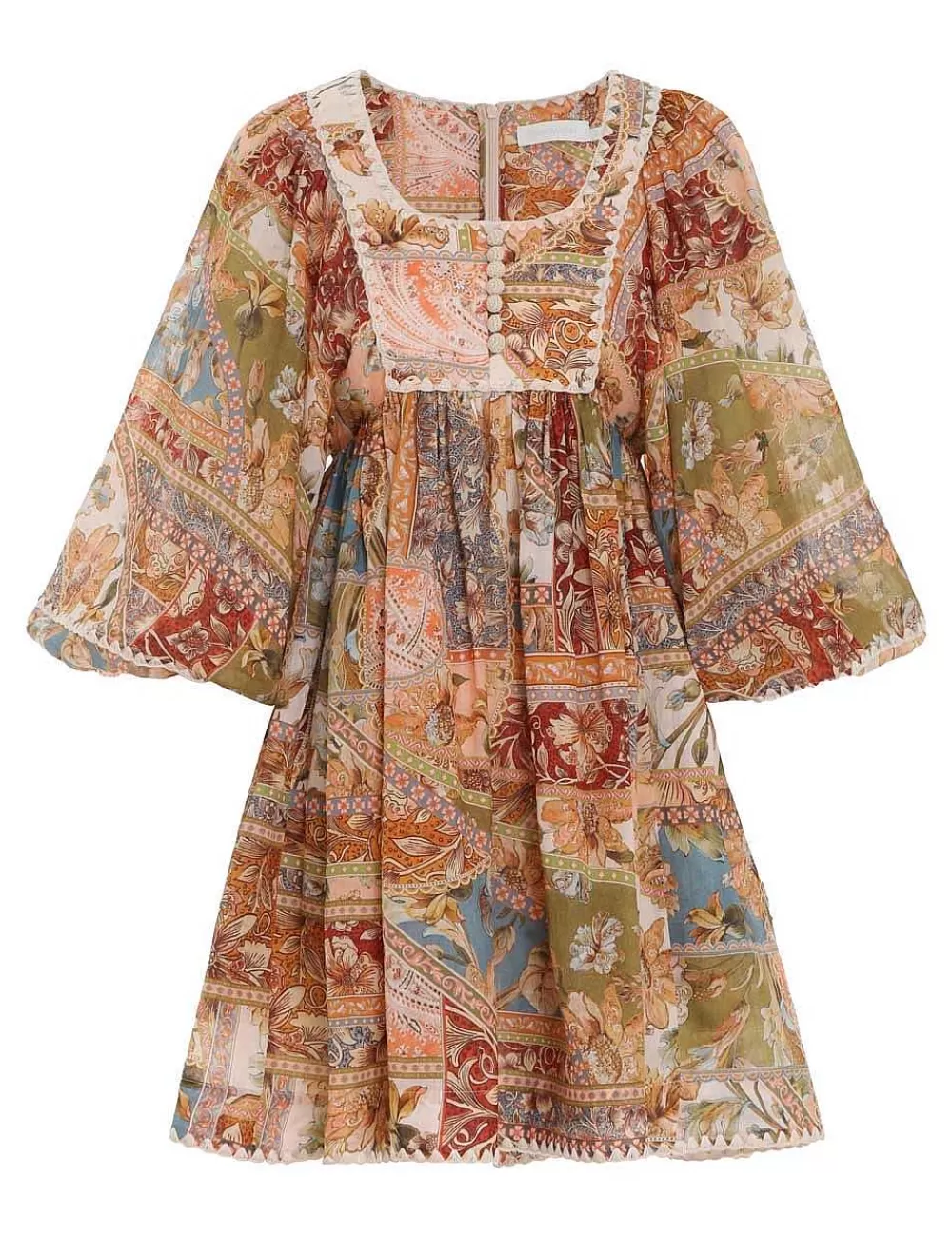 Fashion ZIMMERMANN Chintz Billow Mini Dress