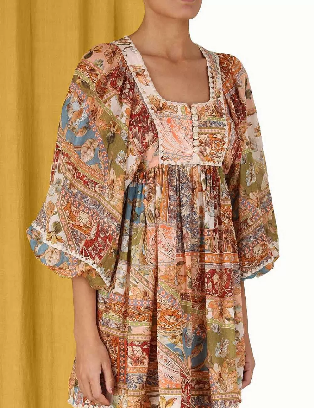 Store ZIMMERMANN Chintz Billow Mini Dress