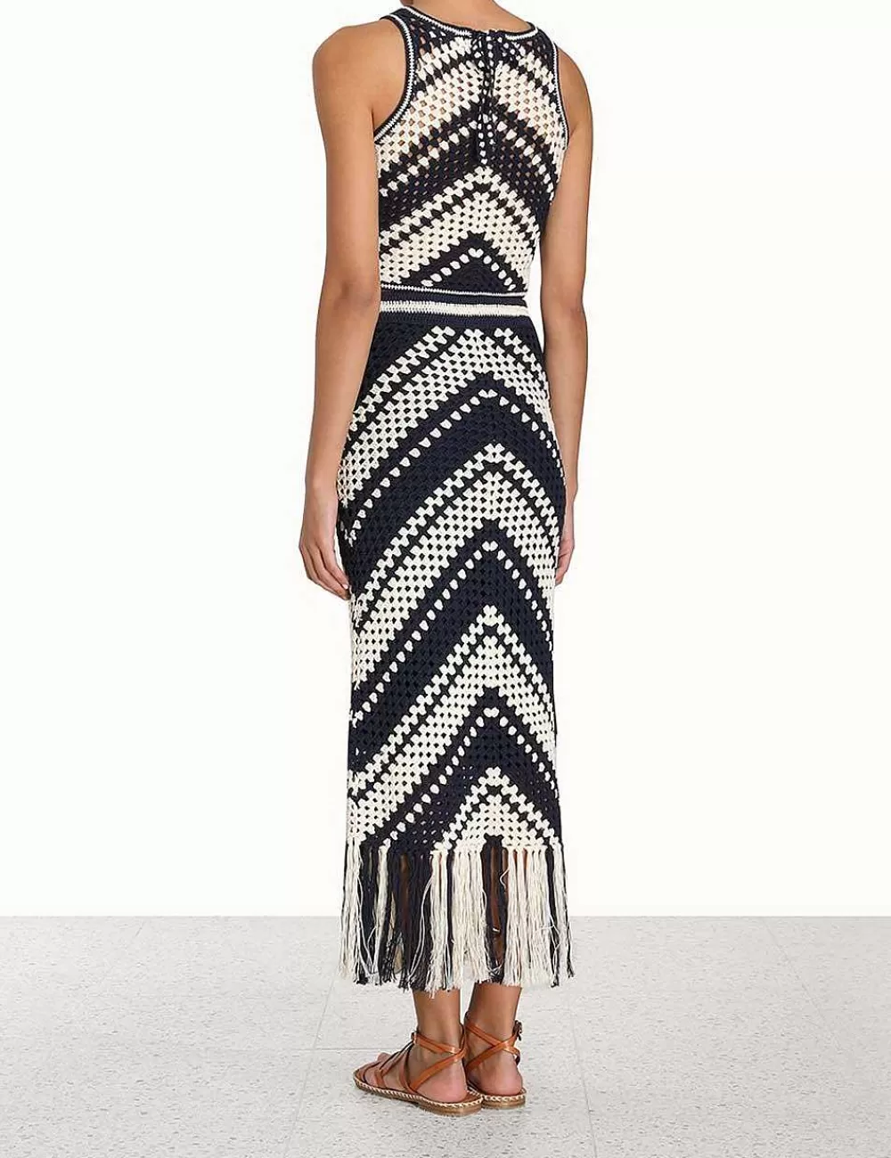 Flash Sale ZIMMERMANN Chintz Crochet Fringed Skirt