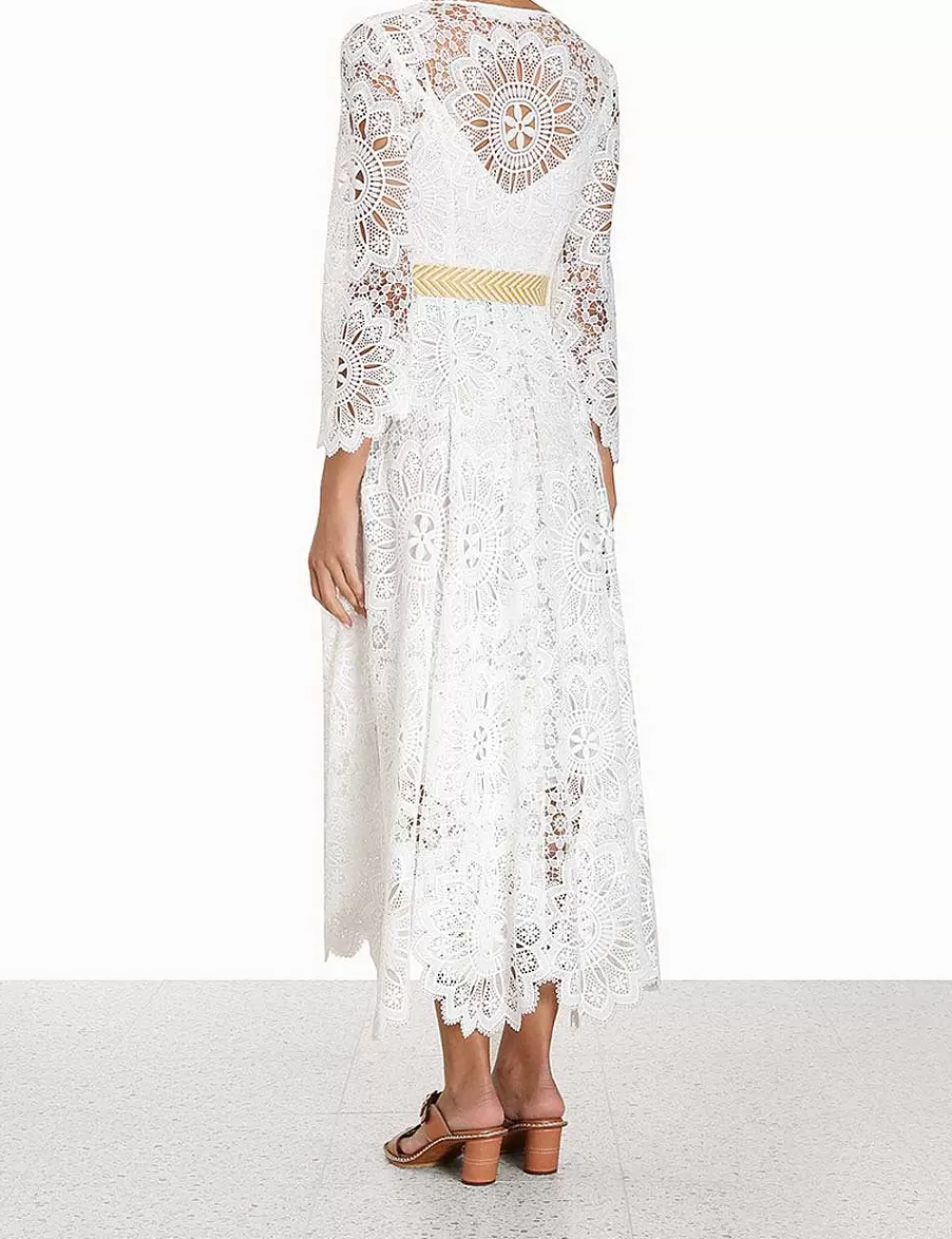 Clearance ZIMMERMANN Chintz Doily Lace Dress