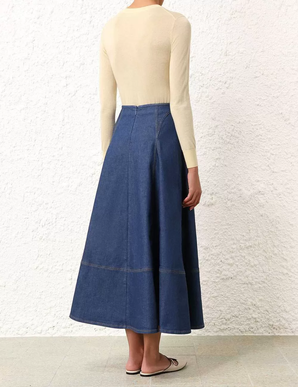 Sale ZIMMERMANN Classic Crew Neck Sweater