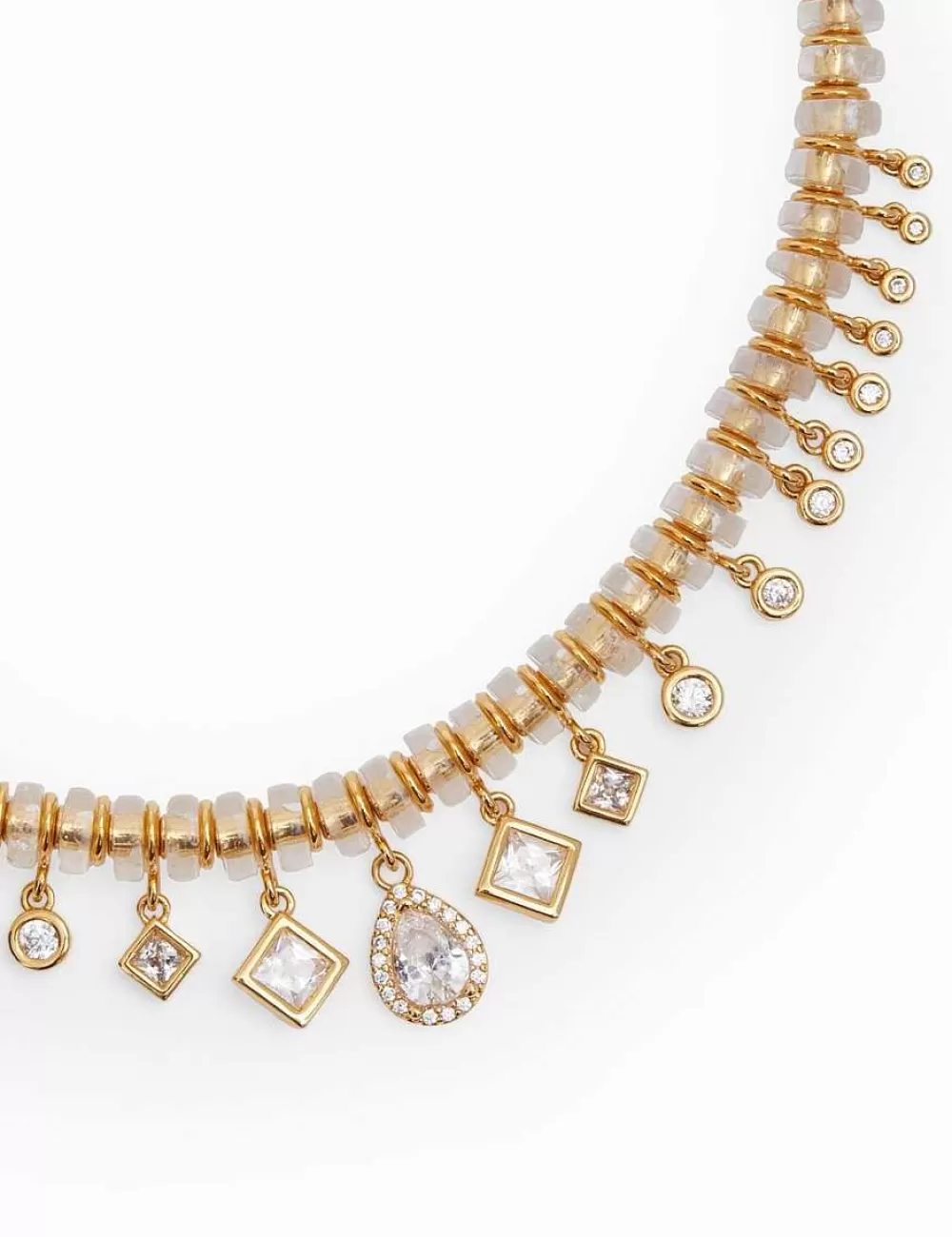 Cheap ZIMMERMANN Crystal Beads Necklace