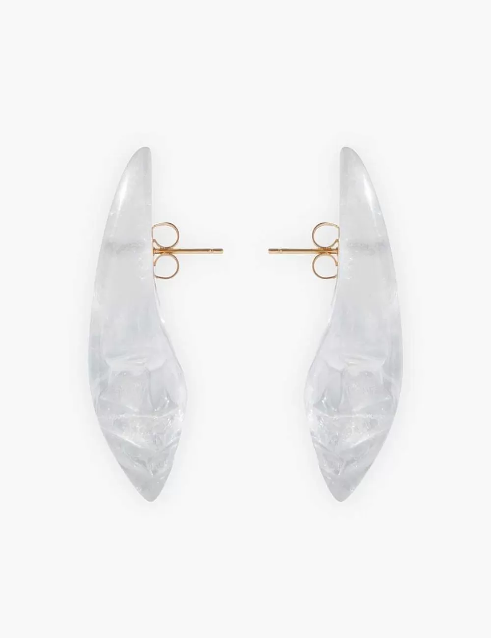 Shop ZIMMERMANN Crystal Carved Pebble Earrings